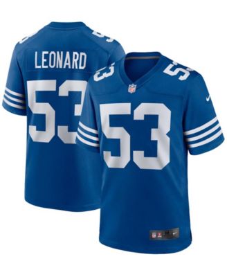 Nike - Men's Darius Leonard Indianapolis Colts Alternate Game Jersey