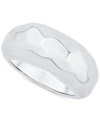And Now This - High Polished Faceted Dome Statement Ring
