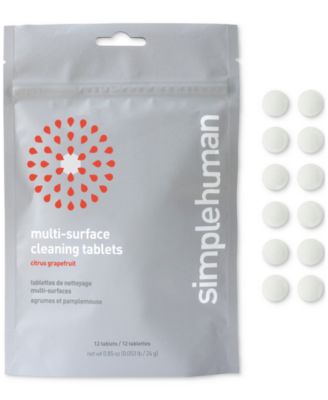 simplehuman - Citrus Grapefruit 12 Pack Multi-Surface Cleaning Tablet