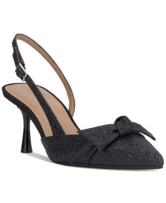 On 34th - Women's Gabrie Glitter Slingback Pumps