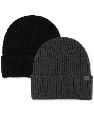 Kenneth Cole Reaction - Men's 2pk. Waffle Knit Beanies