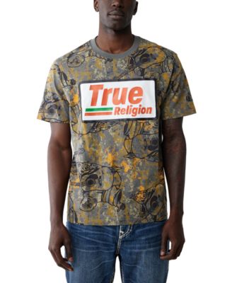 True Religion - Men's Buddga Camo Logo Graphic T-Shirt