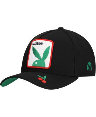 Lids - Men's Black Playboy Cherry A-Frame Adjustable Hat
