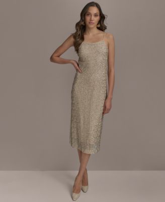 Donna Karan New York - Women's Beaded Slip Dress