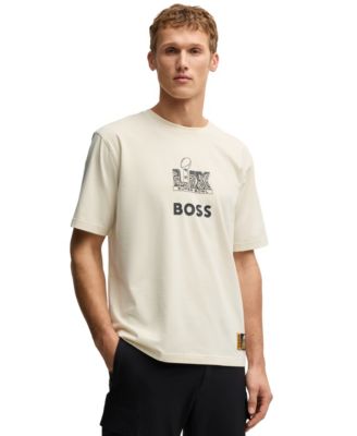 Hugo Boss - Men's Gold-Tone Artwork T-Shirt