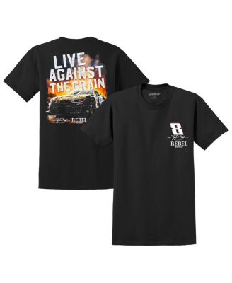 Richard Childress Racing Team Collection - Men's Black Kyle Busch 8 Rebel Live Against The Grain T-Shirt