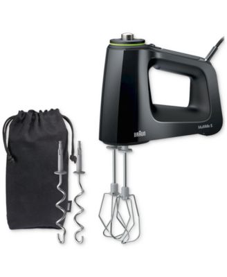 Braun - Multimix2 5-Speed 250-Watt Hand Mixer, Black