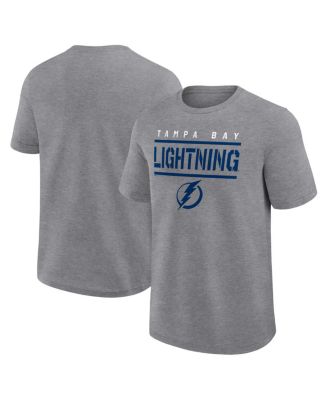 Logo Athletic - Men's Heather Gray Tampa Bay Lightning Top Notch T-Shirt