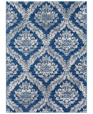 Livabliss - Harput HAP-1032 Dark Blue 7'10" x 10'3" Area Rug