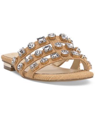 Jessica Simpson - Detta Crystal Embellished Slide Sandals