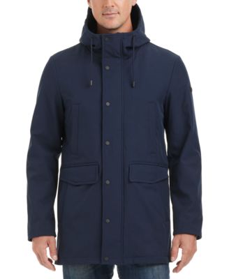 Vince Camuto - Men's Softshell Rain Coat with a Hood