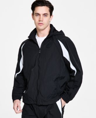 Hugo Boss - Men's Benno Colorblocked Hooded Track Jacket