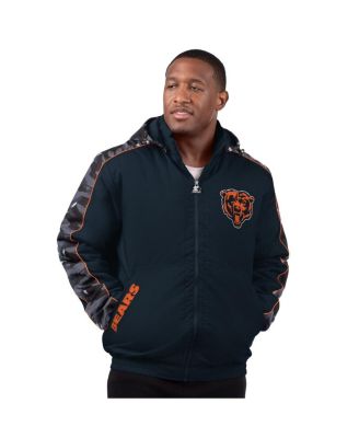 Starter - Men's Navy Chicago Bears Thursday Night Gridiron Full-Zip Jacket