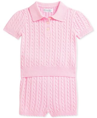 Polo Ralph Lauren - Baby Mini-Cable Polo Shirt & Short Set