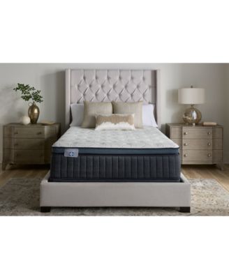 Charter Club by Sealy - Mystic Bay 15.5" Plush Pillow Top Mattress Set - Queen Split