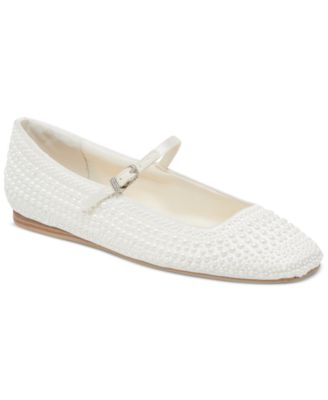 Dolce Vita - Women's Reyes Pearl Square-Toe Mary Jane Flats