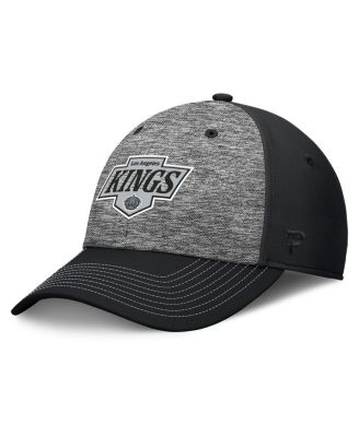 Fanatics - Men's Gray/Black Los Angeles Kings Fundamental Top Shelf 2-Tone Flex Hat