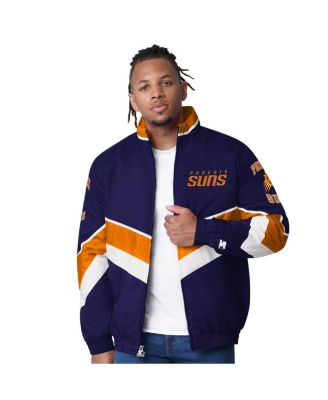 Starter - Men's Purple Phoenix Suns Captain Oxford Full-Zip Jacket