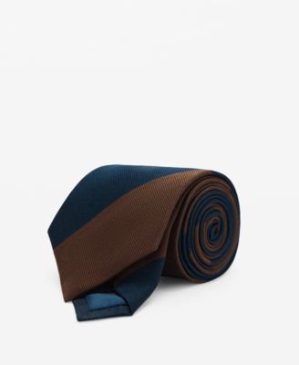 MANGO - Men's Striped Silk Tie