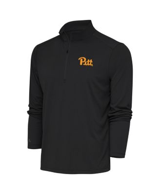 Antigua - Men's Charcoal Pitt Panthers Tribute Quarter-Zip Top