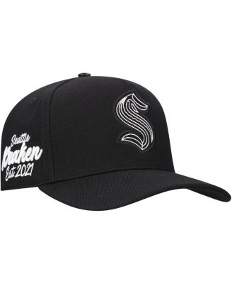 Pro Standard - Men's Black Seattle Kraken Paint the City Pinch Front Snapback Hat