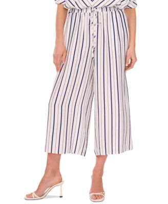 Sam & Jess - Petite Striped Pull-On Pants