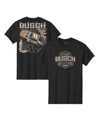 Richard Childress Racing Team Collection - Men's Black Kyle Busch 8 Rebel T-Shirt