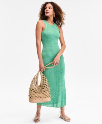 I.N.C. International Concepts - Women's Space-Dyed Sleeveless Sweater Dress