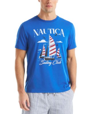 Nautica - Men's Sailing Club Logo Graphic T-Shirt