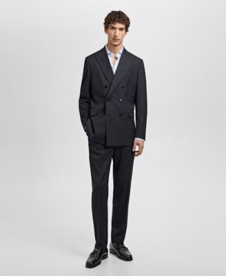 MANGO - Men's Monaco Slim-Fit Suit Trousers