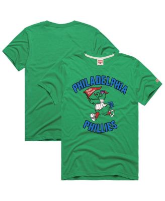 Homage - Men's Green Philadelphia Phillies Hyper Local Tri-Blend T-Shirt