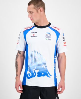 Hugo Boss - Men's Oversized Short Sleeve Crewneck Sponsor Logos Graphic T-Shirt