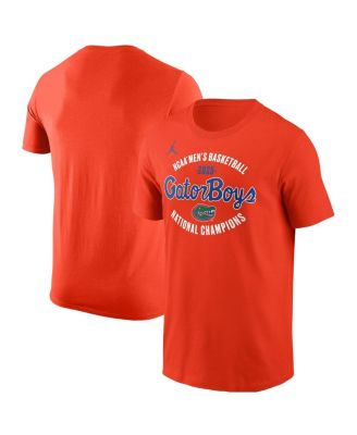 Jordan - Men's Orange Florida Gators 2025 NCAA Men's Basketball National Champions Gator Boys T-Shirt