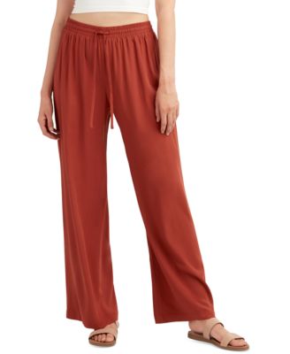 BCX - Juniors' Drawstring-Waist Wide-Leg Pants