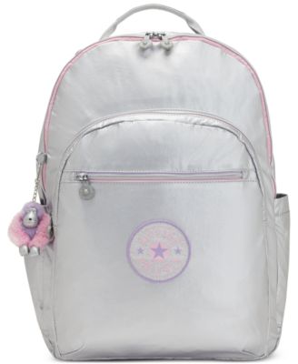 Kipling - Seoul Extra Large Candy Metal Nylon 17" Laptop Backpack