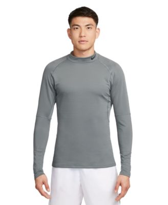 Nike - Men's Slim-Fit Dri-FIT Mock Neck Long-Sleeve Fitness Shirt