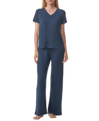 Tommy Hilfiger - Women's 2-Pc. Short-Sleeve Pajamas Set