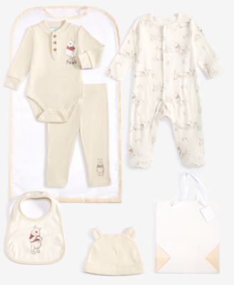 Disney - Baby Boys 7-Pc. Winnie the Pooh Sleep-N-Play Gift Set