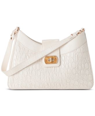 Brahmin - Esme Sea Salt White Carman Leather Small Shoulder Bag