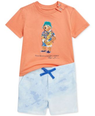 Polo Ralph Lauren - Baby Polo Bear Tee & French Terry Short Set