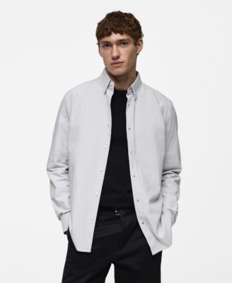 MANGO - Men's EU Regular Fit Oxford Cotton Shirt