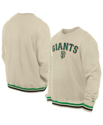 New Era - Men's Cream San Francisco Giants St. Patrick's Day Twill Pullover Sweatshirt