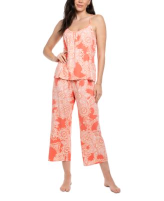 Linea Donatella - Women's Paisliegh Cropped Pajama Set