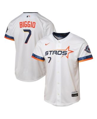 Nike - Big Boys and Girls Craig Biggio White Houston Astros 2025 City Connect Limited Player Jersey