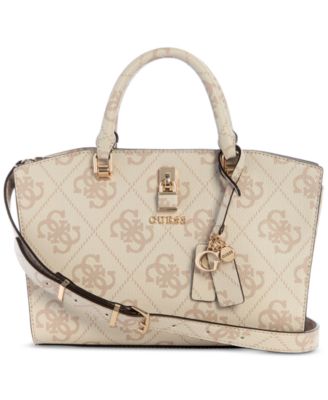 GUESS - Queensland Luxury 4Q Oversized Logo Satchel Ba