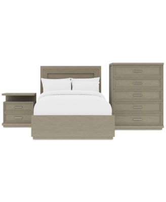 Furniture - Cascade 3-Pc. Bedroom Set (Full Bed, Chest & Nightstand)