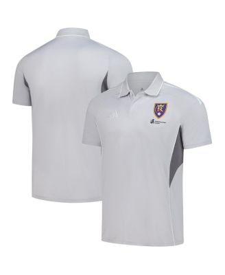 adidas - Men's Silver Real Salt Lake 2025 Training Polo Shirt