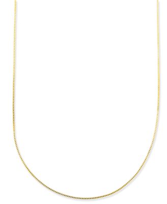 Macy's - Fine Venetian 20" Chain Necklace in 18k Gold-Plate Over Sterling Silver