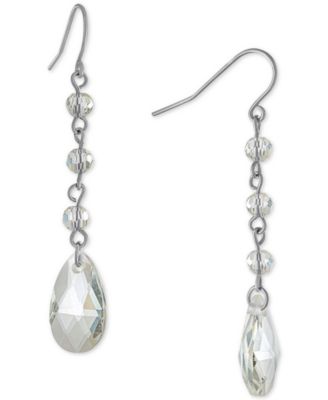 Giani Bernini - Faceted Crystal Drop Earrings