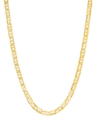 Macy's - Men's Open Mariner Link 22" Chain Necklace in 10k Gold